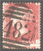 Great Britain Scott 33 Used Plate 195 - SI